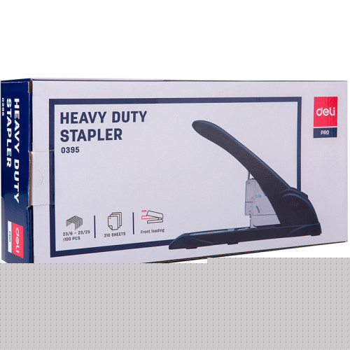 Степлер мощный DELI до 210 листов (скобы 23/6 - 23/25)