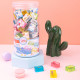 Точилка DELI "Comiko" EH034, пластиковая, 1 отверстие, ассорти