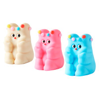 Точилка DELI "PupuBaby" пластиковая, 1 отверстие, ассорти