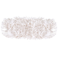 Запаска для швабры OfficeClean Professional, 40х10 см, хлопок, ворс 3-5,5 см, карманы, белая