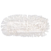 Запаска для швабры OfficeClean Professional, 40х11см, хлопок, ворс 3,5 см, карманы, белая