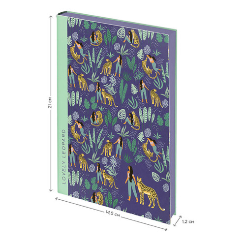 Записная книжка Greenwich Line "Vision. Lovely leopard", А5 80 л., кожзам, тон.блок, цв.срез, клетка Записная книжка Greenwich Line "Vision. Lovely leopard", А5 80 л., кожзам, тон.блок, цв.срез, клетка