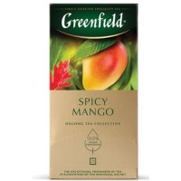 Чай Greenfield Spicy Mango зеленый с манго, 25 пакетиков