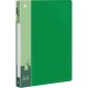 Папка на 2-х кольцах Бюрократ, пластиковая, 700 мкм, корешок 27 мм, внутр. карман, зеленая