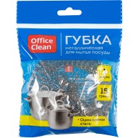 Губка металлическая OfficeClean для мытья посуды