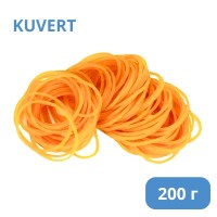 Резинки для денег Kuvert, 200 гр, желтые