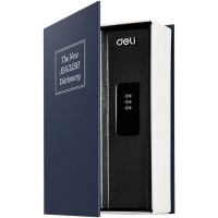 Сейф-книга DELI "ET647" кодовый замок, 240х155х55 мм, 0.740 кг, синий