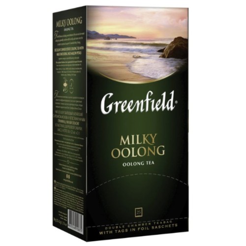 Чай Greenfield Milky Oolong улун с добавками, 25 пакетиков