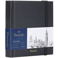 Скетчбук DELI "Finenolo ", 12 х 12 см, 40 л., 160 г/кв.м., черный