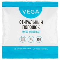 Порошок стиральный Vega, Лотос "Универсал", 350 гр, ПЭТ пакет