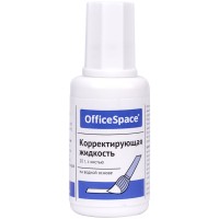 Корректирующая жидкость OfficeSpace на водной основе, 20 мл.