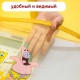 Папка-конверт на молнии Deli "SpongeBob", А4, сетка, ПВХ,  ассорти