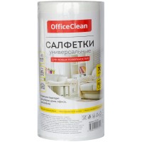 Салфетки из вискозы OfficeClean, 20 х 22 см, 70 штук в рулоне