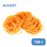 Резинки для денег Kuvert, 100 гр, желтые